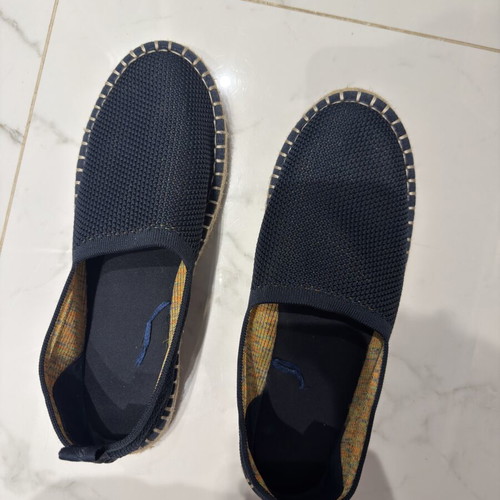 Zara Men Espadrilles Navy Blue Size 43 Like New