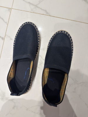 Zara Men Espadrilles Navy Blue Size 43 Like New