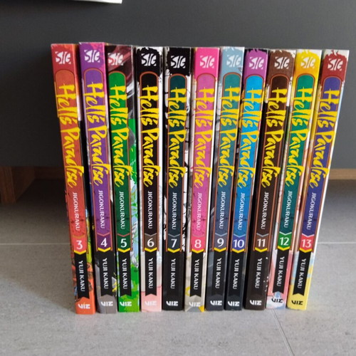 Hells Paradise manga volumes 3-13 new, English