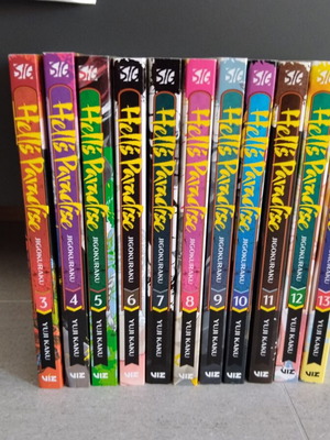 Hells Paradise manga volumes 3-13 new, English