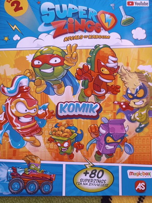 Super Zings Rivals of Kaboom Series 2 Comic Book like new
