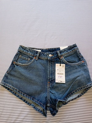 Zara blue shorts new with tags size M
