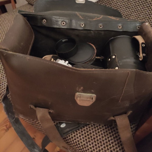 Yashica Japan Camera like new with Russian lenses and leather case