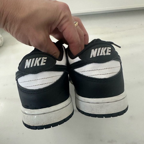 Nike Dunk Kids 35 like new black and white sports shoes