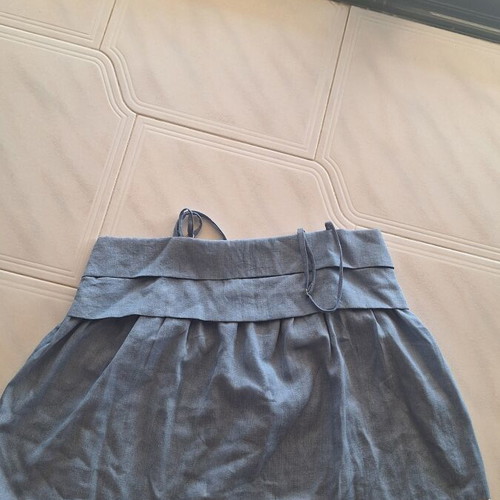 Toi&Moi Sleeveless Top with Straps denim look size S like new