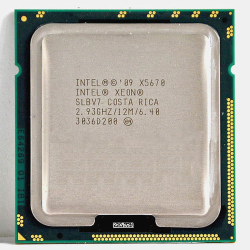 Xeon 5670 6 Core 12T processor used, socket 1366