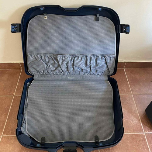 Samsonite hard travel suitcases set of two, like new, dark blue