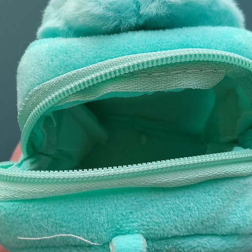 Children's key wallet for bag like new, turquoise