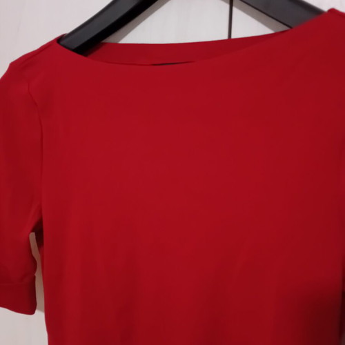 Lauren Ralph Lauren women's red 3/4 sleeve blouse, small