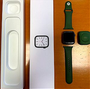 Apple Watch 4, 44mm, πράσινο λουράκι