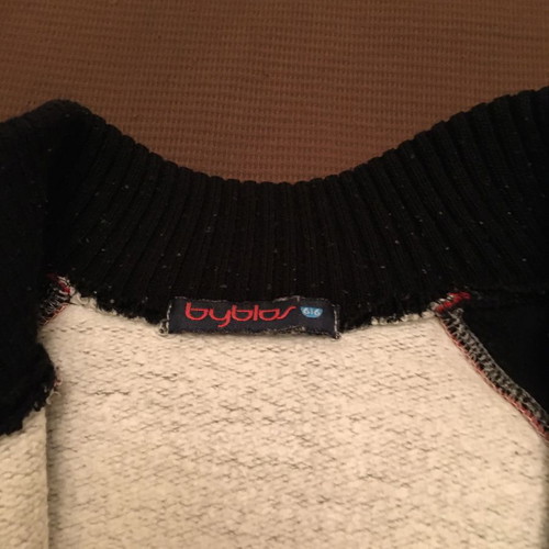 Byblos women's cardigan used, gray and black, size S