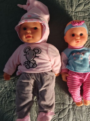 Lisa Magic Eyes doll 38 cm used, set of two