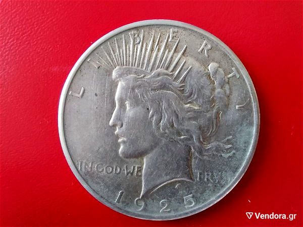 1925 Peace Silver Dollar USA