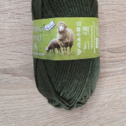Merino knitting yarn 50g 100% processed wool, 104 meters new
