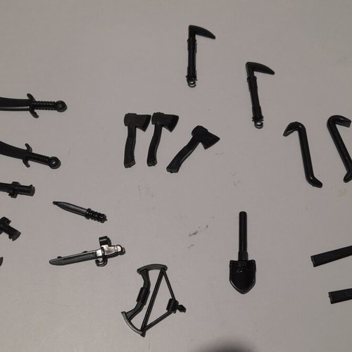 Lego weapons and tools set new, 19 pieces for City, Agents, Army