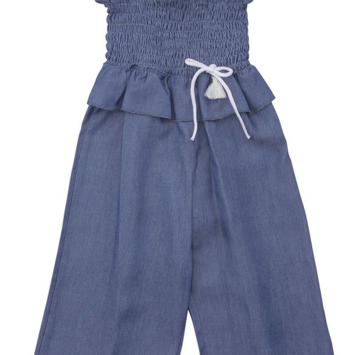 Babylon Fashion girls' jumpsuit 2 years new, denim look, 100% cotton