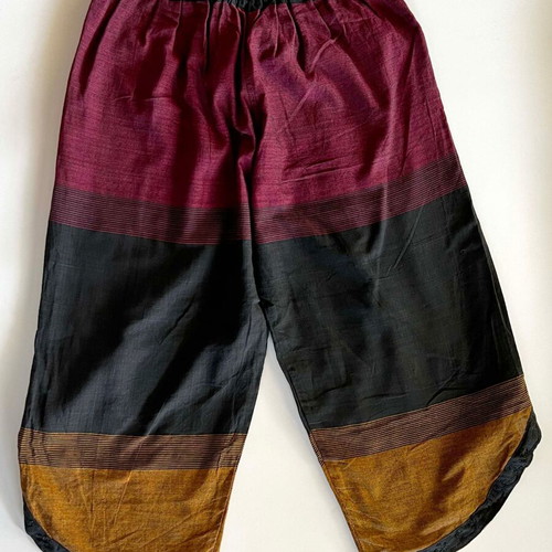 Salvari 3/4 from Nepal like new, black and burgundy, size M