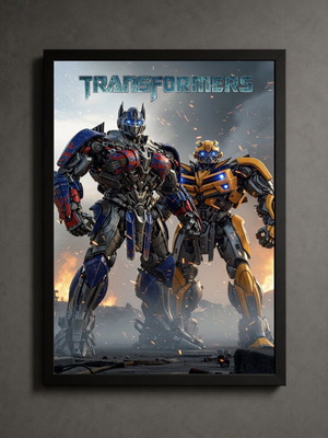 Transformers framed art print 30x40cm
