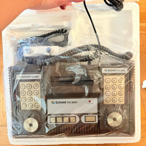 Schmid TVG 2000 vintage console unused in box