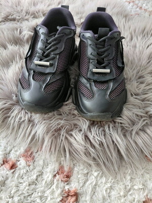 Steve Madden sneakers used, black, size 38
