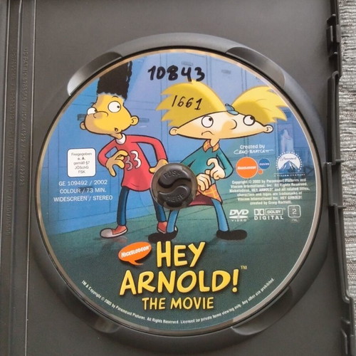 Hey Arnold! The Movie DVD, dubbed with Greek subtitles