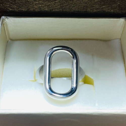 Silver ring handmade new, size 56