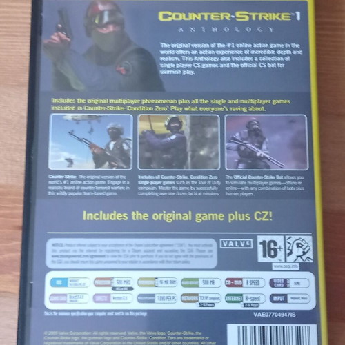 Counter Strike 1 Anthology PC like new