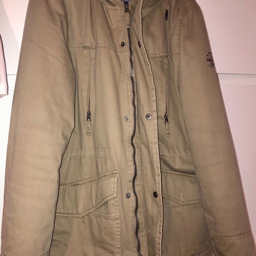 Emerson parka jacket used, size XL, beige