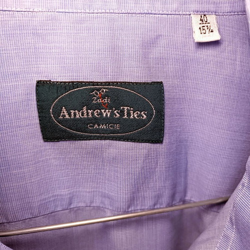 Men's blue dress shirt, size M