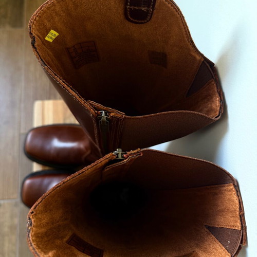 Dr. Martens Amaayah μπότες ιππασίας καφέ καινούργιες, δέρμα, 38