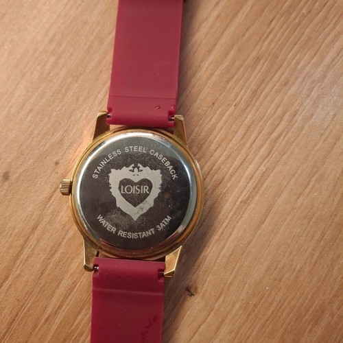 Loisir women's watch like new, red