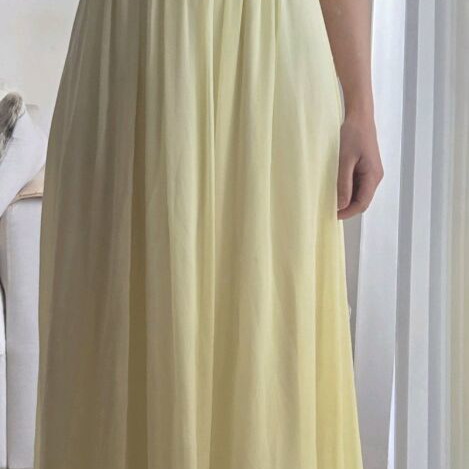 Dorothy Perkins yellow maxi dress used, size L
