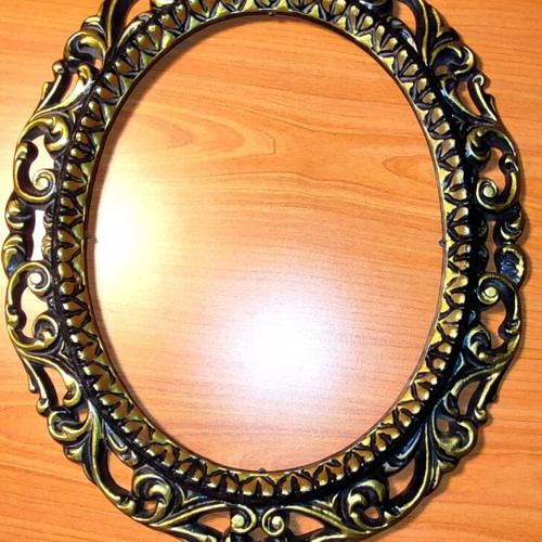 Baroque style wall frames used, set of 3 pieces