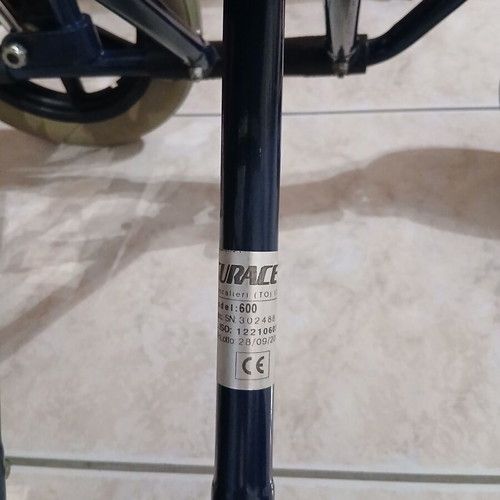 Surace 600 lightweight wheelchair used, 42cm seat width