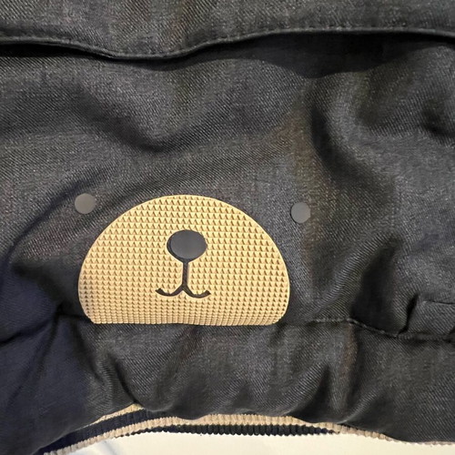 Baby jacket used with zipper and fur lining for 23 months