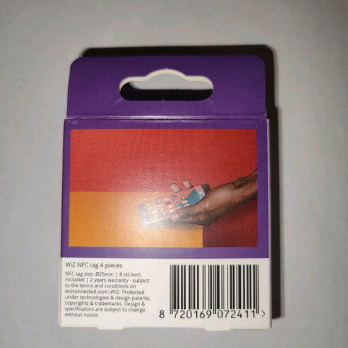 WiZ Magnetic NFC Access Tags set of 4 new