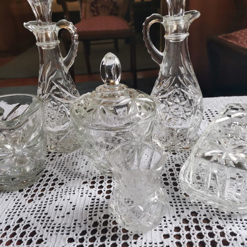 Anchor Hocking American breakfast set 7 pieces like new