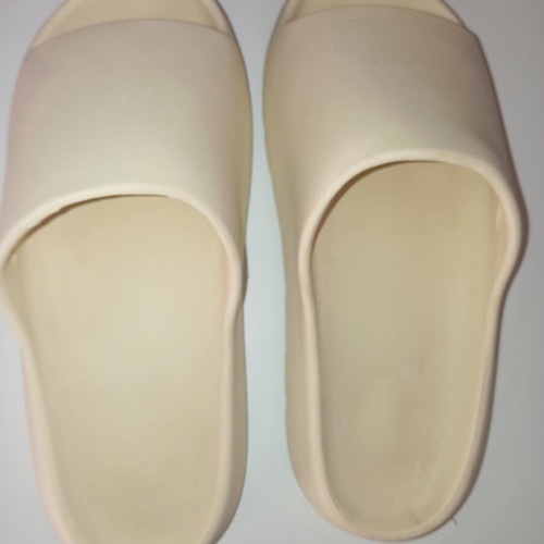 Flip-flops sabo size 44 used, anatomical sole, cream color