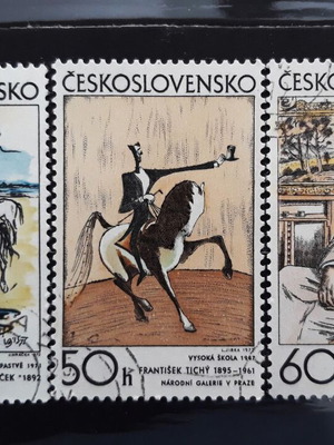 Czechoslovakia 1972, Paintings (3 stamps)