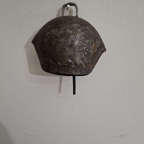 Traditional Cypriot Animal Bell used, handmade forged antique