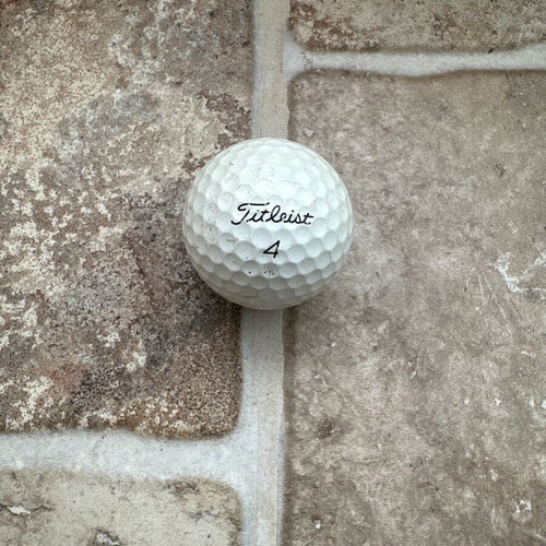 Titleist 4 golf ball used