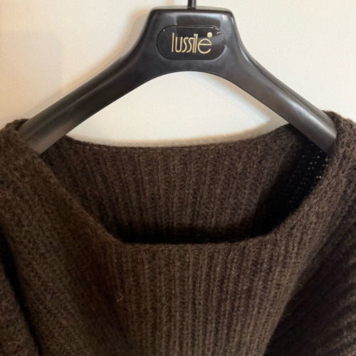 Ioanna Kourbela knitted sweater brown new, one size