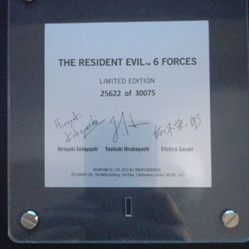 Resident Evil 6 Forces Rare Limited Edition Medals used