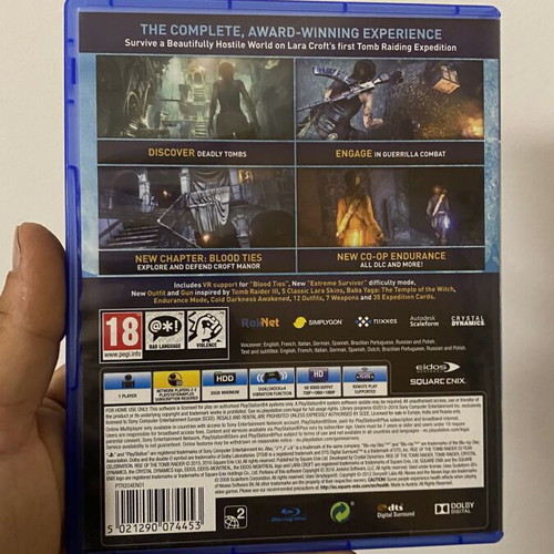 Rise of the Tomb Raider PS4 game