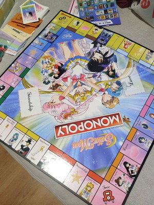 Monopoly Sailormoon board game like new