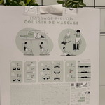 Electric massage pillow new with heating function