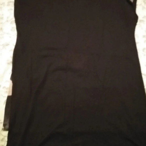 Attrattivo women's asymmetrical blouse M, like new, black and white
