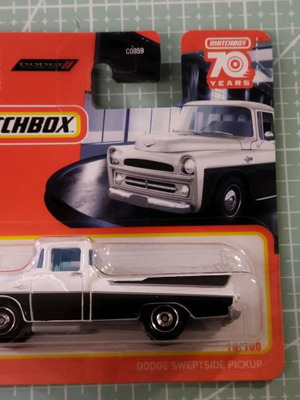 Matchbox Dodge Sweptside Pickup 1:64 καινούργιο