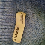 Pull & Bear blue sweater used, size S