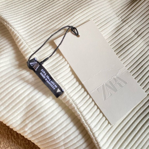 Zara top new, size L, beige